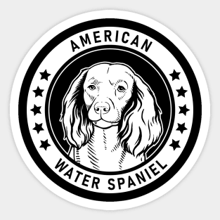 American Water Spaniel Fan Gift Sticker